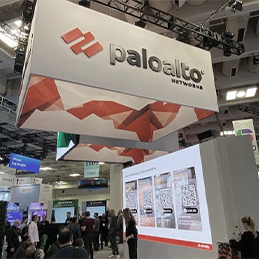 stand de Palo Alto Networks en un evento